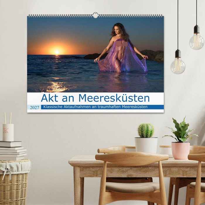 Akt an wilden Meeresküsten (CALVENDO Wandkalender 2027)