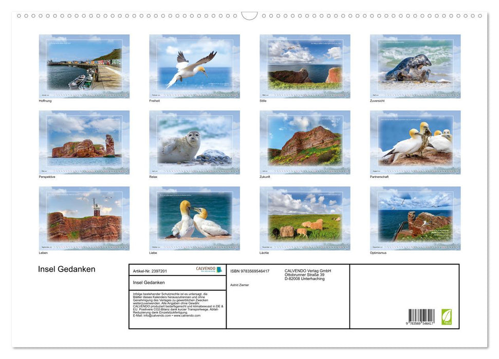 Insel Gedanken (CALVENDO Wandkalender 2027)