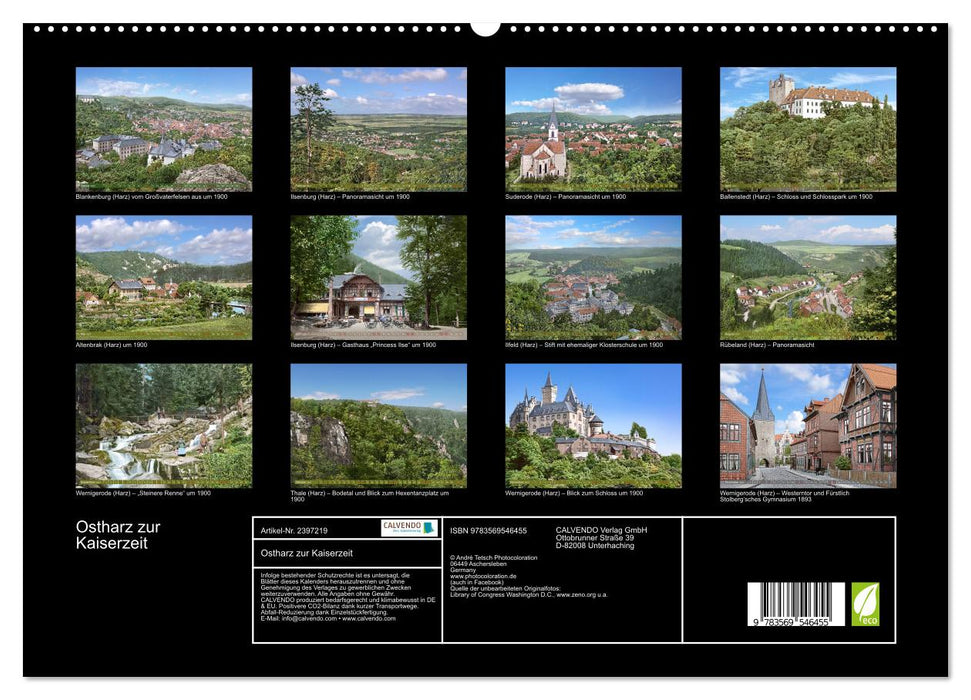 Ostharz zur Kaiserzeit (CALVENDO Premium Wandkalender 2027)