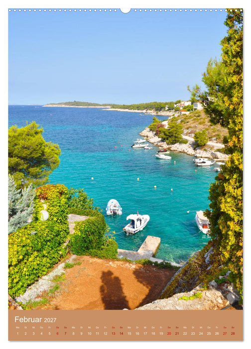 Erlebe mit mir das entspannte Kroatien (CALVENDO Premium Wandkalender 2027)