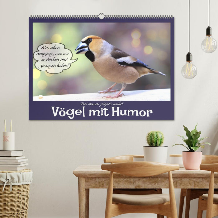 Vögel mit Humor (CALVENDO Wandkalender 2027)