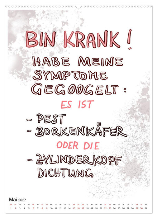Angesagtes-Sprüche für alle Lebenslagen (CALVENDO Wandkalender 2027)