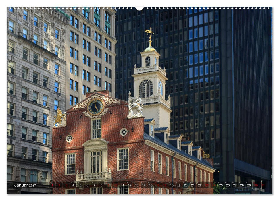 Boston - Stadt der Kontraste (CALVENDO Premium Wandkalender 2027)
