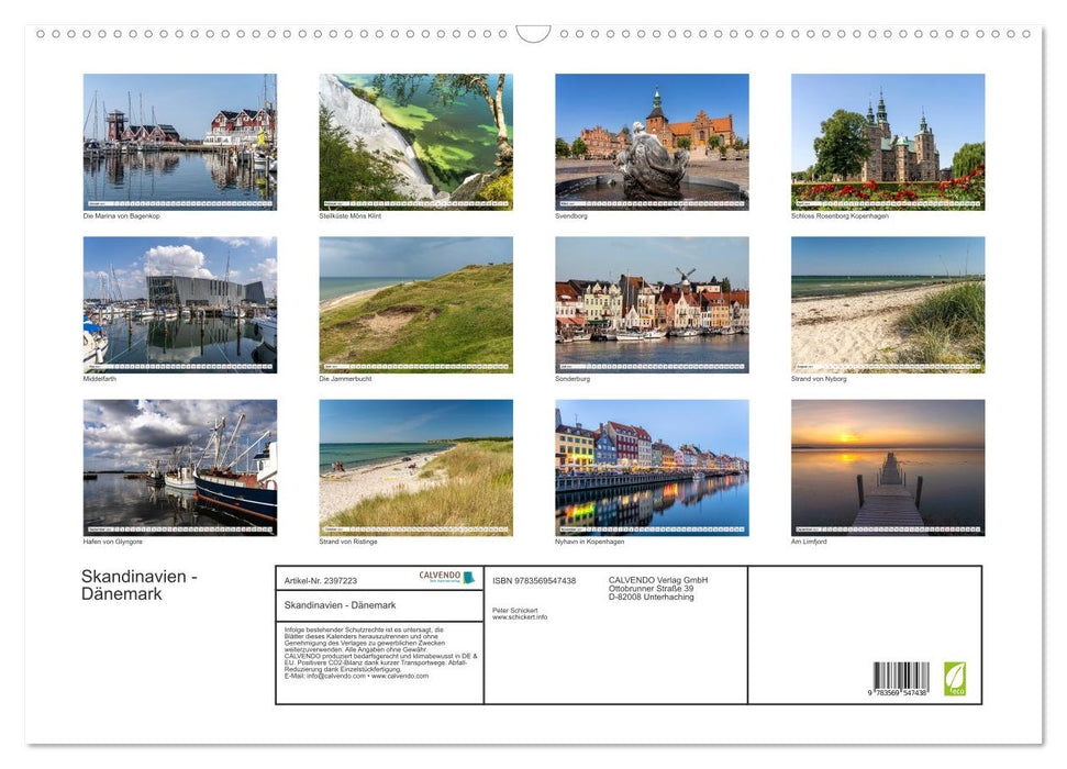 Skandinavien - Dänemark (CALVENDO Wandkalender 2027)