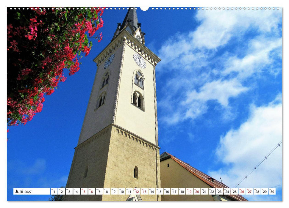 Villach und Weissensee - Stadt, Land, Berge und Seen (CALVENDO Wandkalender 2027)