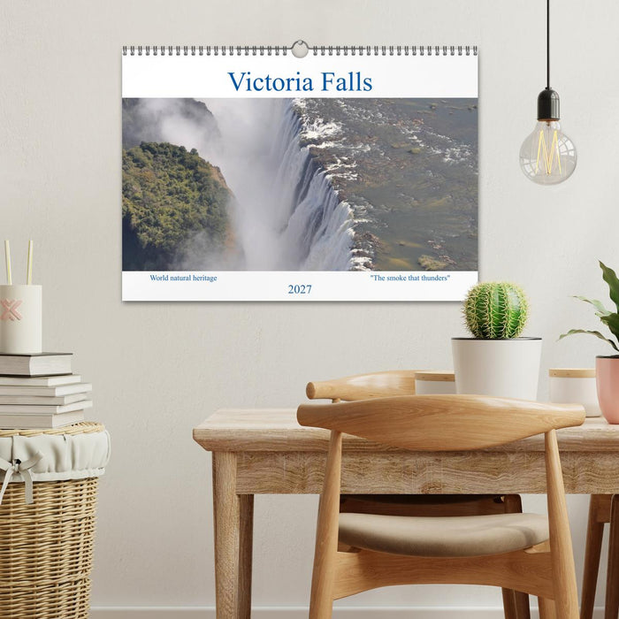 World natural heritage Victoria Falls - The smoke that thunders (CALVENDO Monthly Calendar 2027)