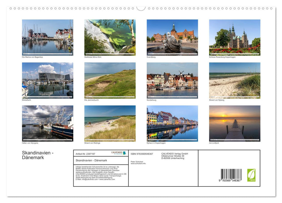 Skandinavien - Dänemark (CALVENDO Premium Wandkalender 2027)