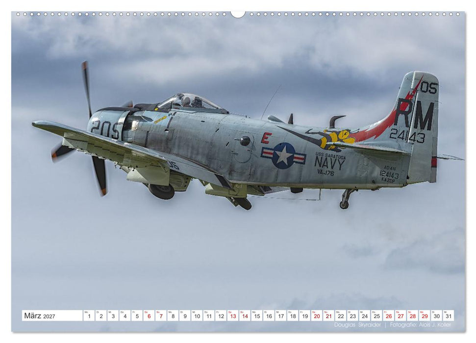 Classic Airplanes (CALVENDO Premium Wandkalender 2027)