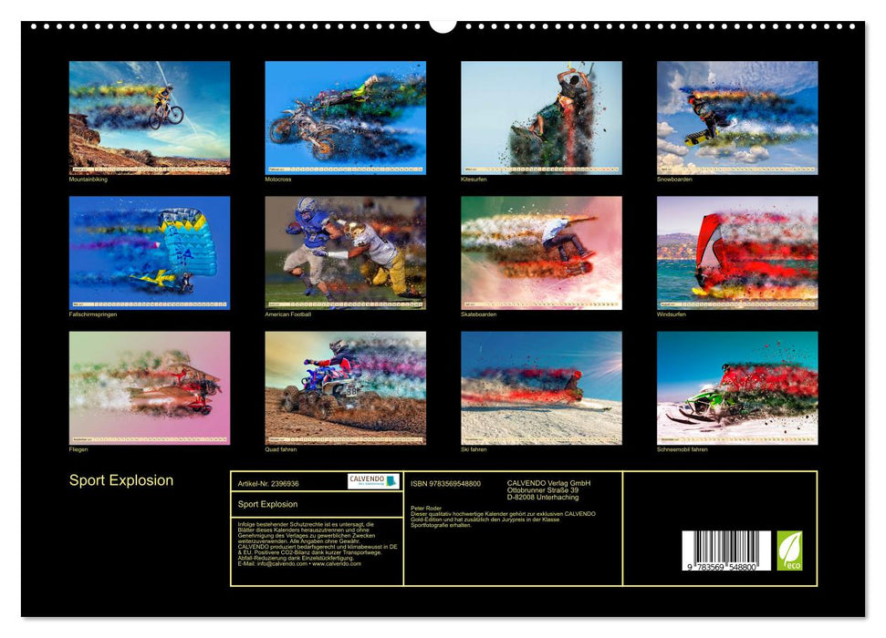 Sport Explosion (CALVENDO Premium Wandkalender 2027)