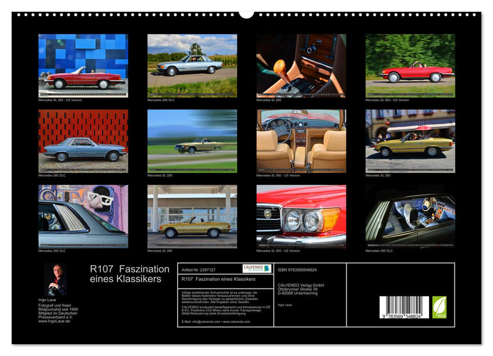 R107 Faszination eines Klassikers (CALVENDO Premium Wandkalender 2027)