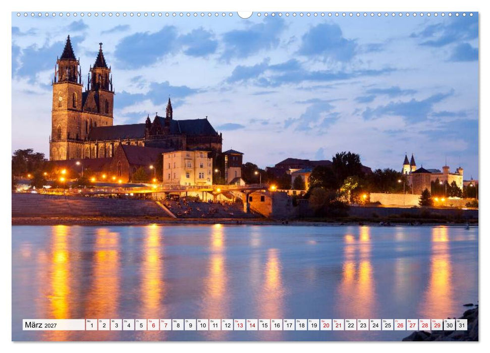 Von Dresden bis Hamburg - die Elbe. (CALVENDO Premium Wandkalender 2027)