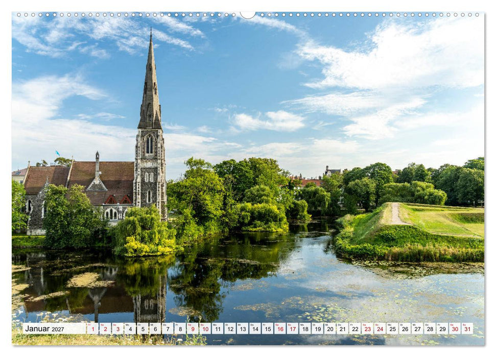 Dänemark - Kopenhagen (CALVENDO Premium Wandkalender 2027)