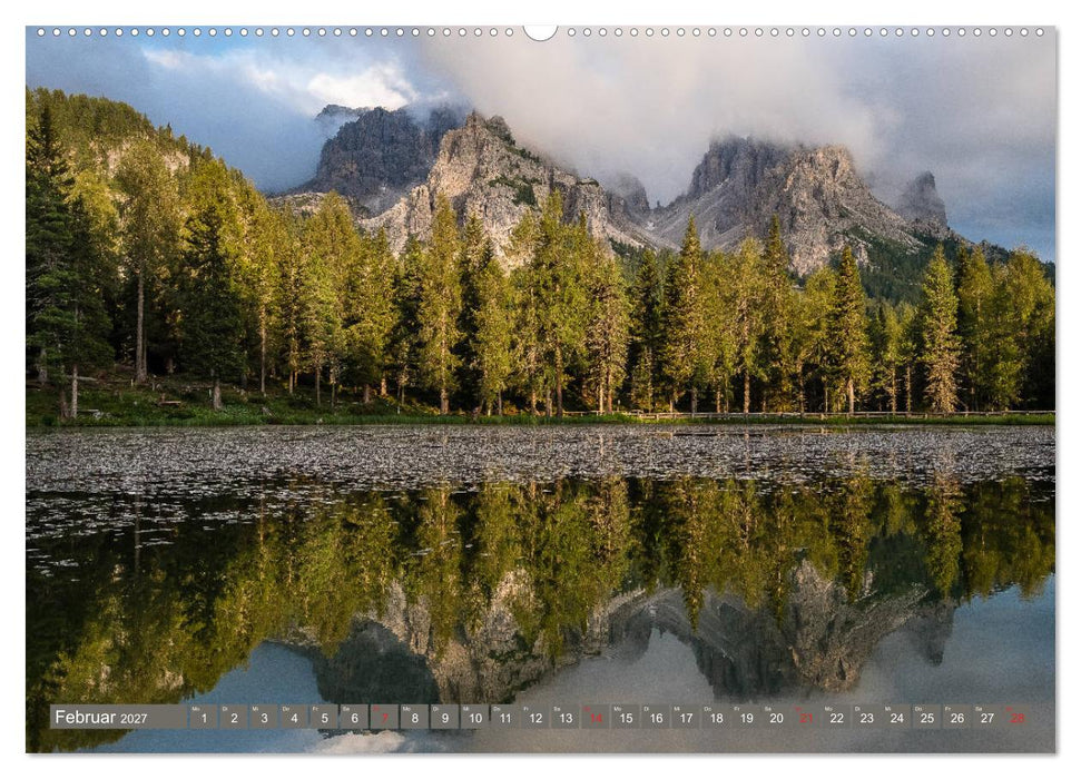 Traumplätze in den Dolomiten (CALVENDO Premium Wandkalender 2027)