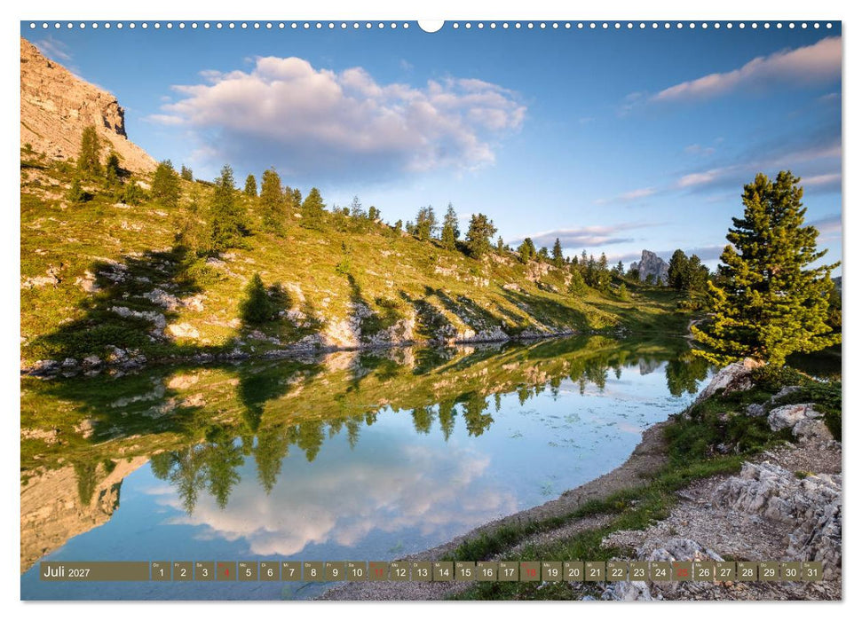 Traumplätze in den Dolomiten (CALVENDO Premium Wandkalender 2027)