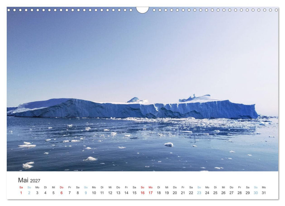 Cold as Ice - Eindrücke aus Arktis und Antarktis (CALVENDO Wandkalender 2027)