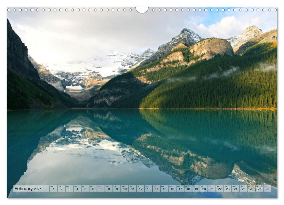 Indian Summer in the Canadian Rockies (CALVENDO Monthly Calendar 2027)