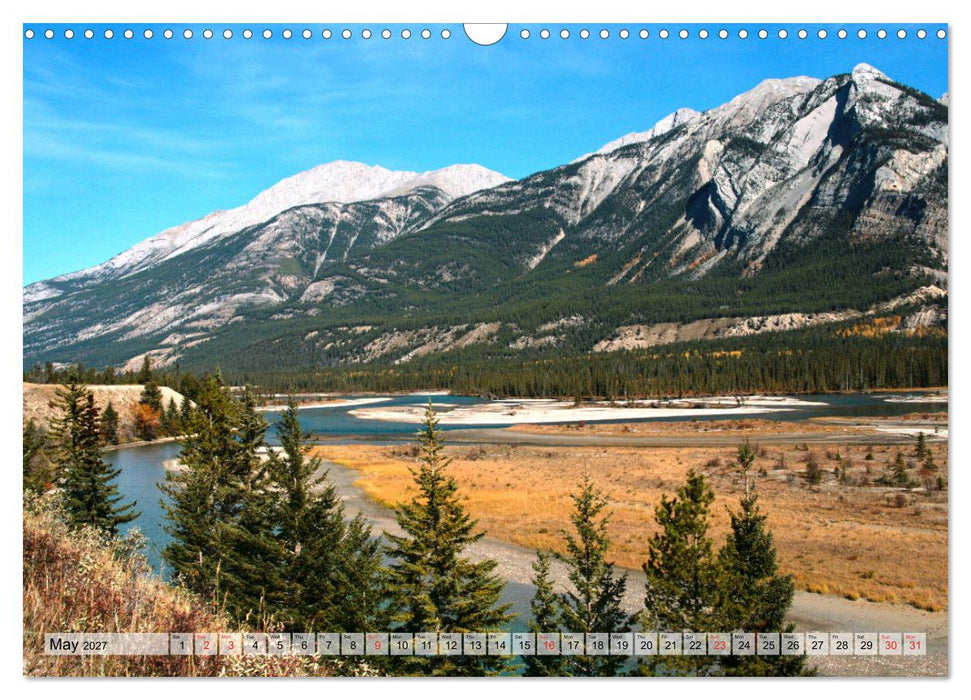 Indian Summer in the Canadian Rockies (CALVENDO Monthly Calendar 2027)