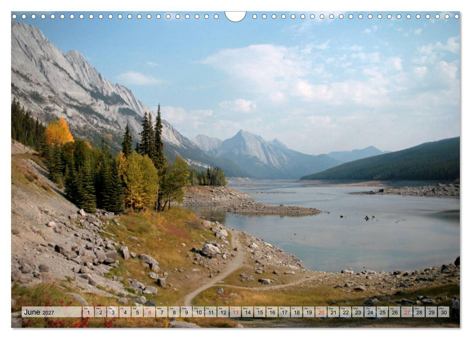 Indian Summer in the Canadian Rockies (CALVENDO Monthly Calendar 2027)