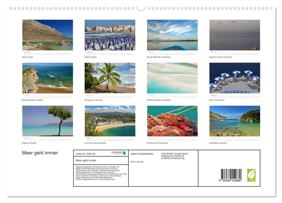 Meer geht immer (CALVENDO Premium Wandkalender 2027)
