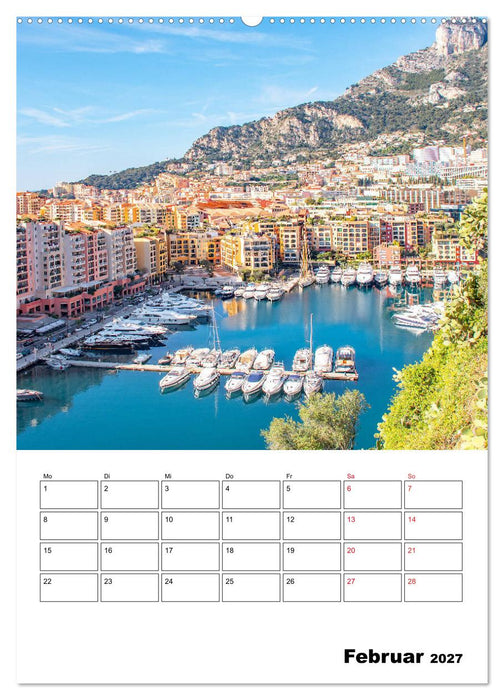 Côte d’Azur - Reiseziel am Mittelmeer (CALVENDO Premium Wandkalender 2027)