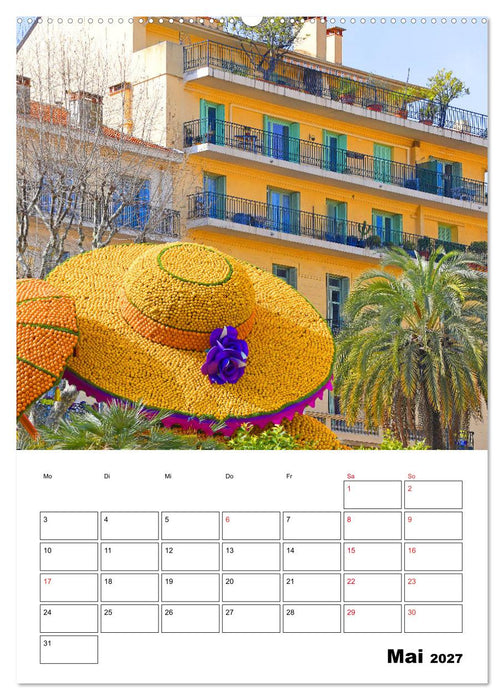 Côte d’Azur - Reiseziel am Mittelmeer (CALVENDO Premium Wandkalender 2027)