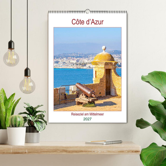 Côte d’Azur - Reiseziel am Mittelmeer (CALVENDO Wandkalender 2027)