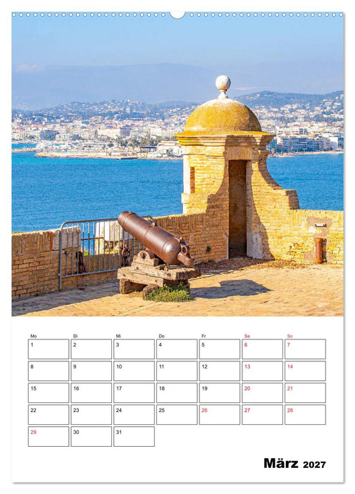 Côte d’Azur - Reiseziel am Mittelmeer (CALVENDO Wandkalender 2027)