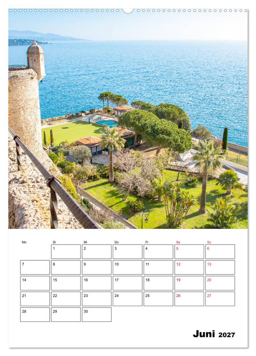 Côte d’Azur - Reiseziel am Mittelmeer (CALVENDO Wandkalender 2027)