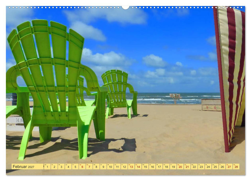 Holland - Die Nordsee von Zandvoort bis Breskens (CALVENDO Wandkalender 2027)
