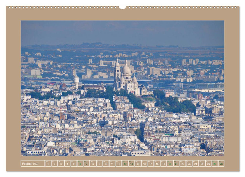 Erlebe mit mir die Dächer von Paris (CALVENDO Wandkalender 2027)