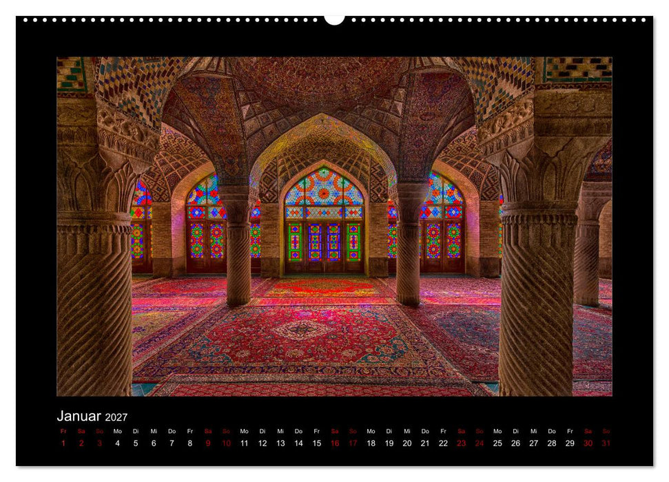 Märchenhaftes Persien - Weltkulturerbe und klassische Höhepunkte (CALVENDO Wandkalender 2027)