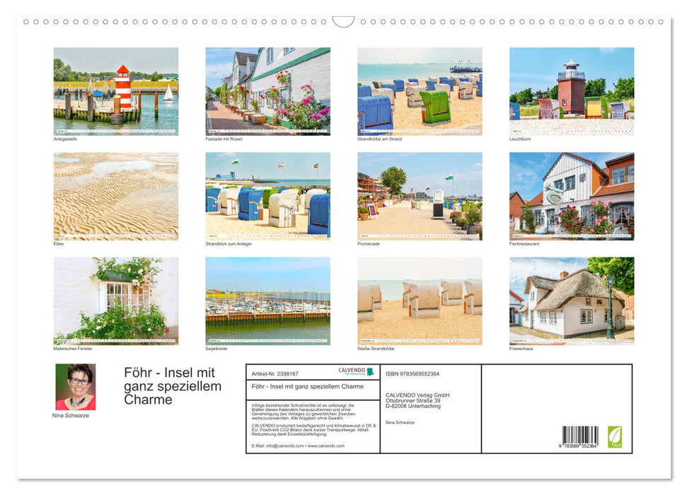 Föhr - Insel mit ganz speziellem Charme (CALVENDO Wandkalender 2027)