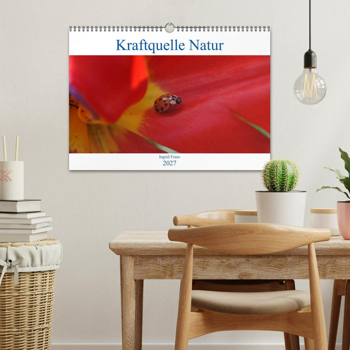Kraftquelle Natur (CALVENDO Wandkalender 2027)
