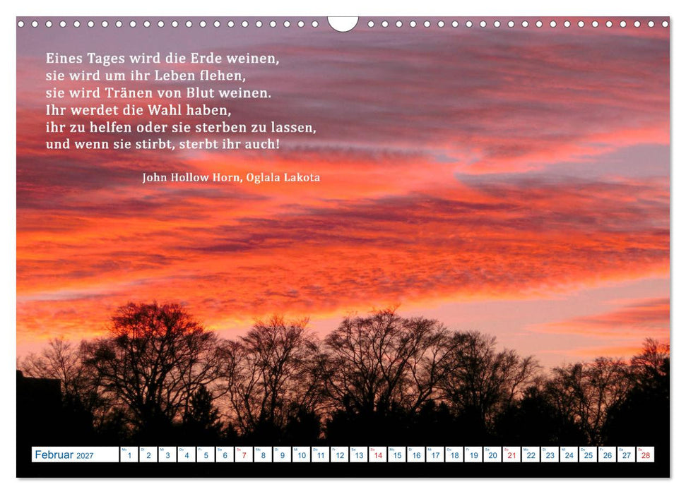 Kraftquelle Natur (CALVENDO Wandkalender 2027)
