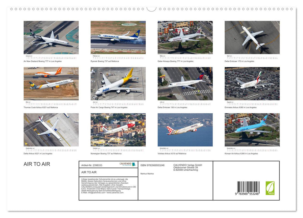 AIR TO AIR (CALVENDO Wandkalender 2027)