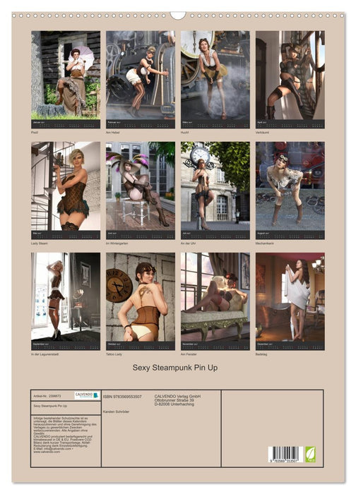 Sexy Steampunk Pin Up (CALVENDO Wandkalender 2027)