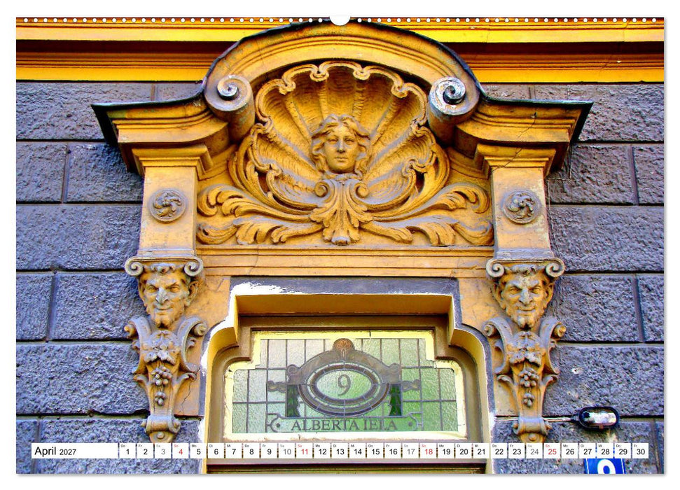 Jugendstil in Riga - Schmuckstücke der lettischen Hauptstadt (CALVENDO Wandkalender 2027)