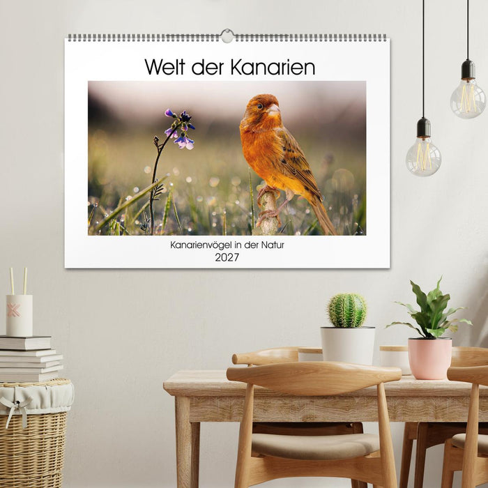Welt der Kanarien (CALVENDO Wandkalender 2027)