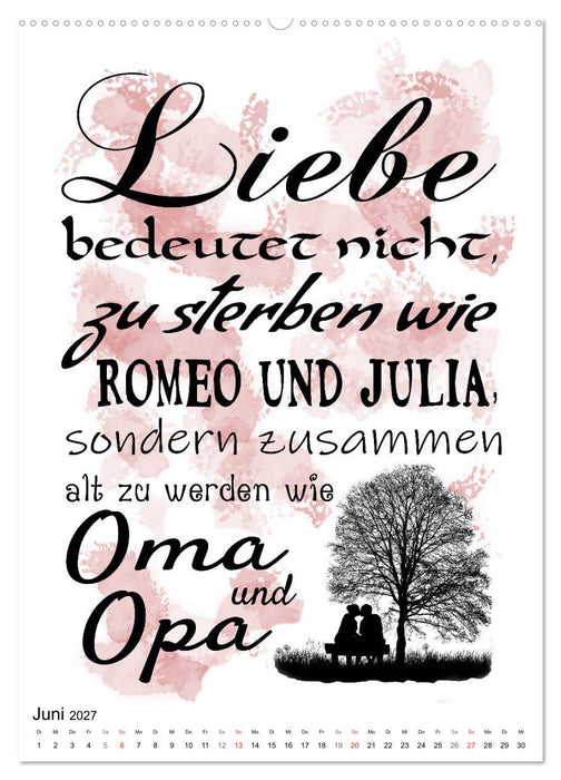 Oma und Opa, die Helden unserer Kindheit (CALVENDO Wandkalender 2027)