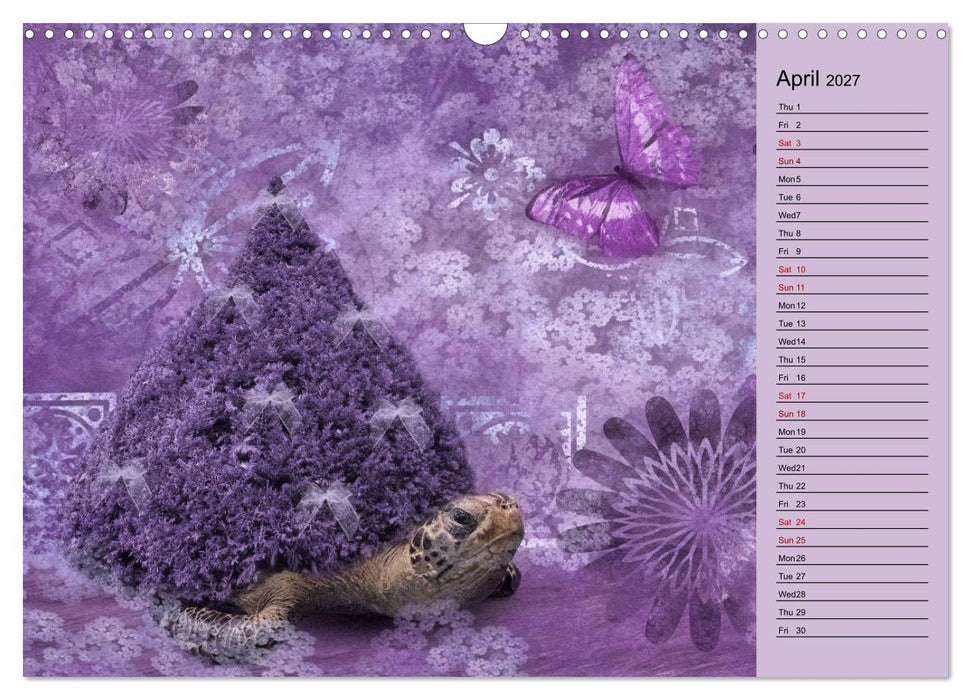 Fractalized creatures (CALVENDO Monthly Calendar 2027)