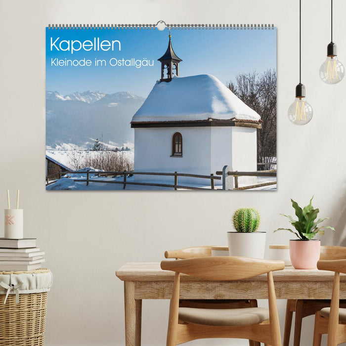Kapellen - Kleinode im Ostallgäu mit Planerfunktion (CALVENDO Wandkalender 2027)