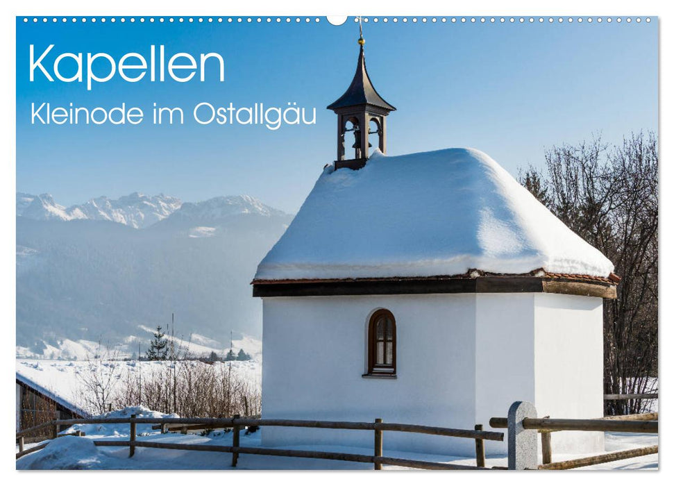 Kapellen - Kleinode im Ostallgäu mit Planerfunktion (CALVENDO Wandkalender 2027)