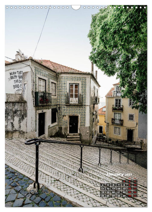 Cityscapes of Lisbon (CALVENDO Monthly Calendar 2027)