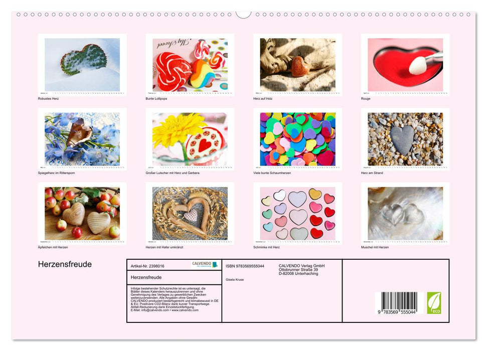 Herzensfreude (CALVENDO Premium Wandkalender 2027)