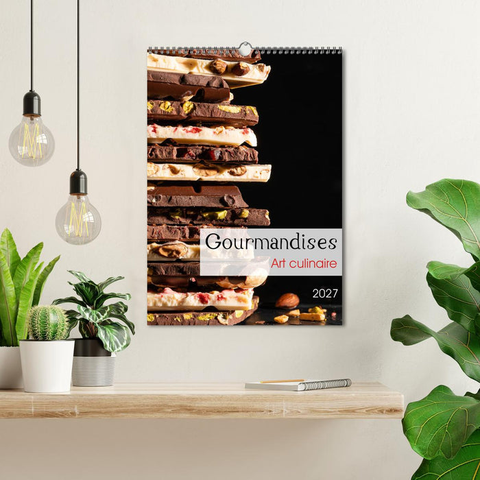 Gourmandises - Art culinaire (CALVENDO Calendrier mensuel 2027)