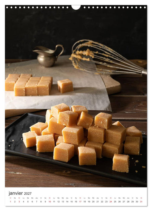Gourmandises - Art culinaire (CALVENDO Calendrier mensuel 2027)