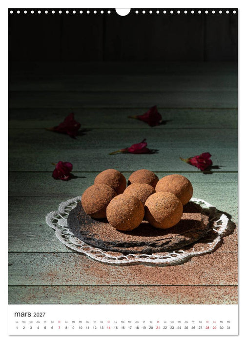 Gourmandises - Art culinaire (CALVENDO Calendrier mensuel 2027)