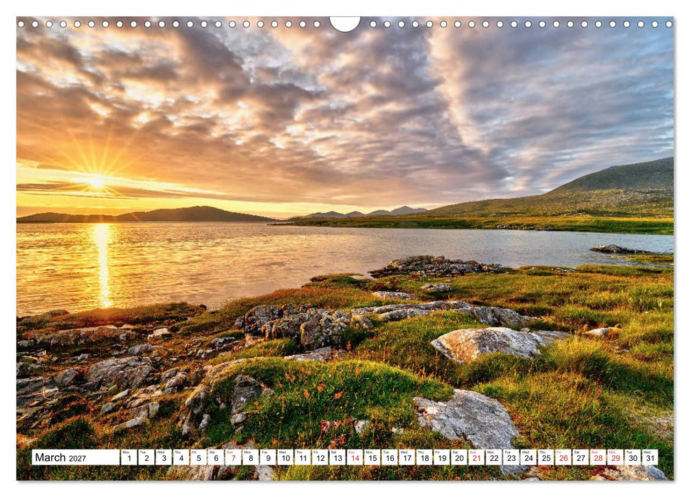 Outer Hebrides - Scotland Scottish dream beaches and landscapes (CALVENDO Monthly Calendar 2027)