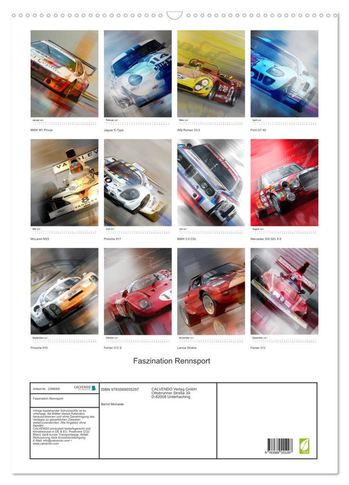 Faszination Rennsport (CALVENDO Wandkalender 2027)