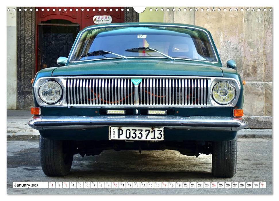 GAZ-24 Volga - A car Made in USSR (CALVENDO Monthly Calendar 2027)